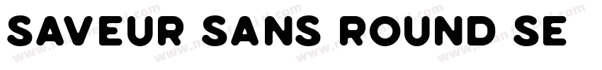 Saveur Sans Round Se字体转换